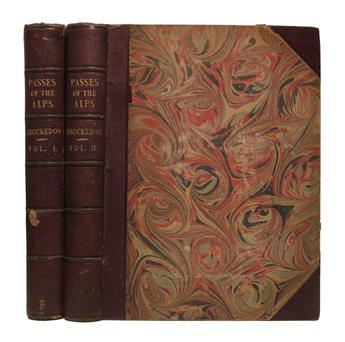 BROCKEDON, WILLIAM.  Illustrations of the Passes of the Alps.  2 vols.  1828-29